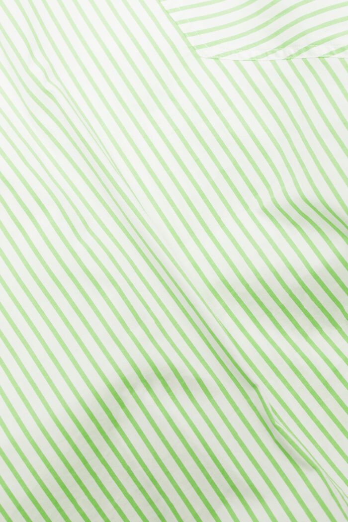 Gestreiftes Hemd mit Bindedetail vorne, CITRUS GREEN, detail image number 5