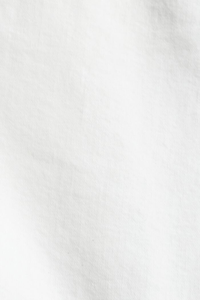 Denim-Shorts mit hohem Bund, WHITE, detail image number 4