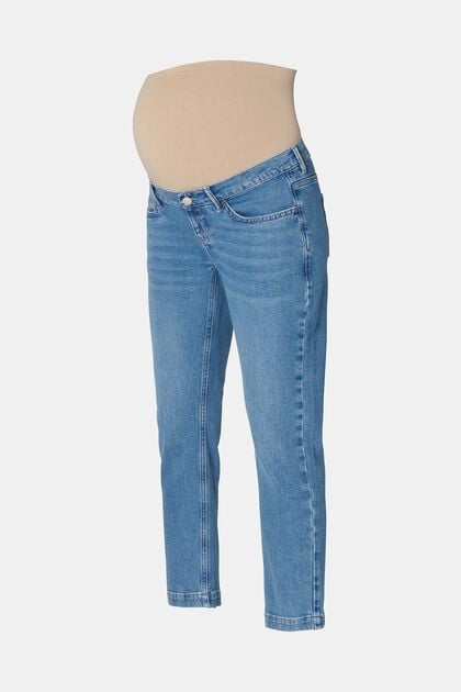 MATERNITY Verkürzte Jeans mit Überbauchbund