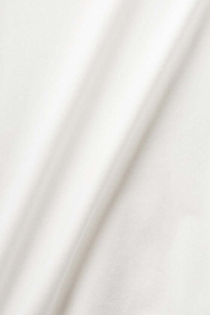 T-Shirt aus Pima-Baumwolle mit Rundhalsausschnitt, OFF WHITE, detail image number 5