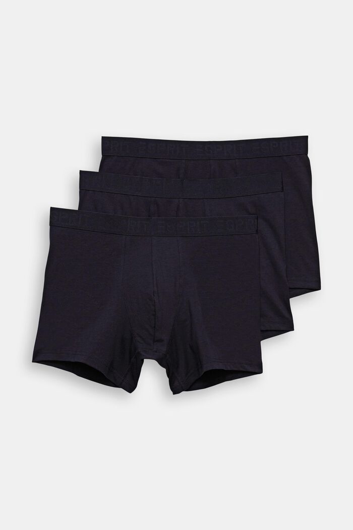 Lange Herren-Shorts aus Baumwollstretch im Multipack, NAVY, detail image number 1