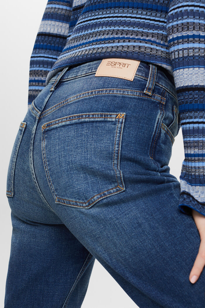Retro-Classic-Jeans mit mittlerer Bundhöhe, BLUE MEDIUM WASHED, detail image number 4