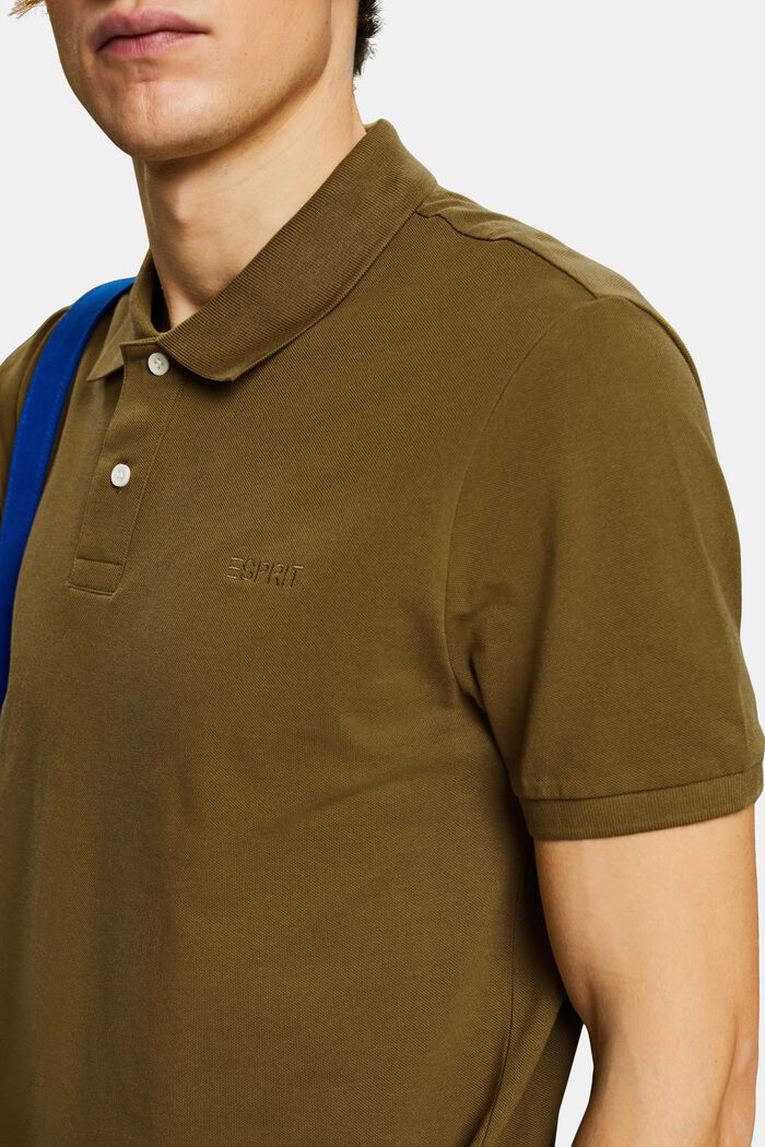 Piqué-Poloshirt, OLIVE, detail image number 3