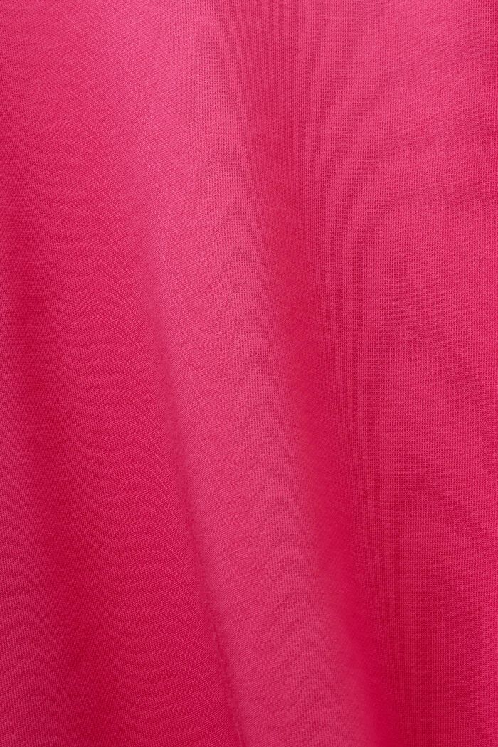 Unisex Fleece-Sweatshirt mit Logo, PINK FUCHSIA, detail image number 6