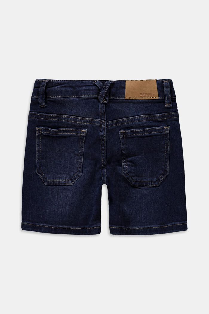 Jeans-Shorts mit Verstellbund, BLUE DARK WASHED, detail image number 1