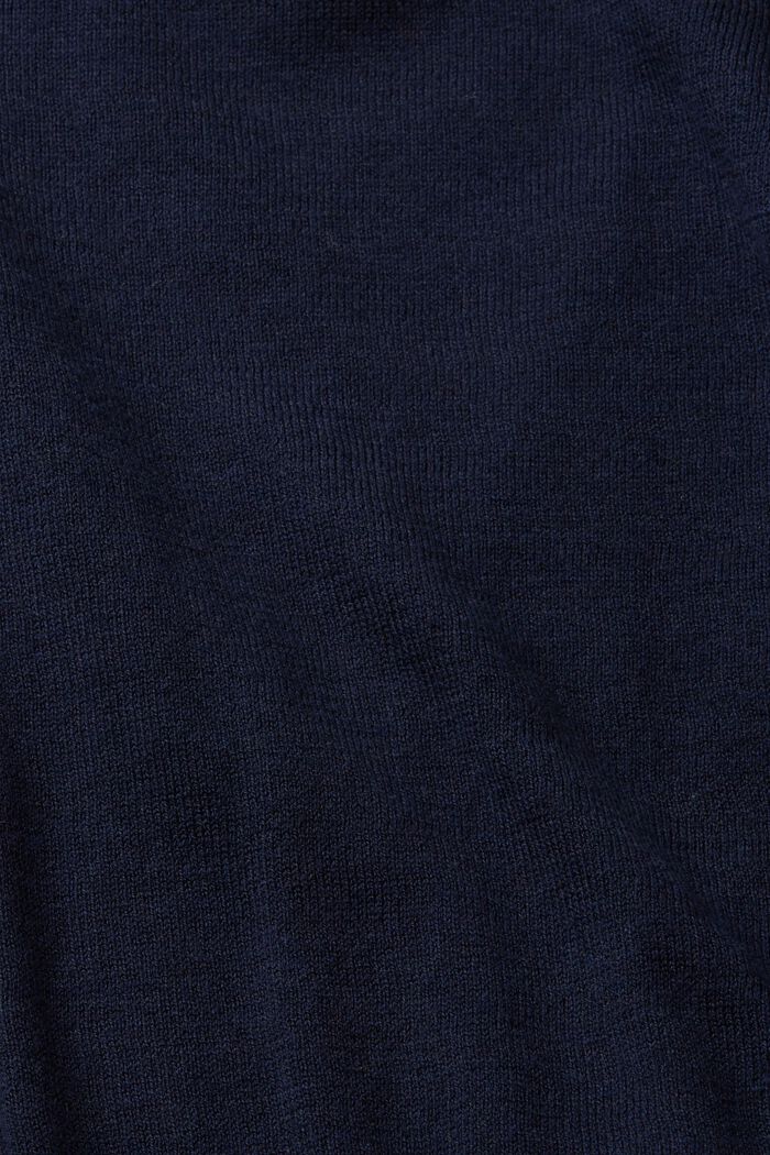 Pullover im Wickeldesign, NAVY, detail image number 5