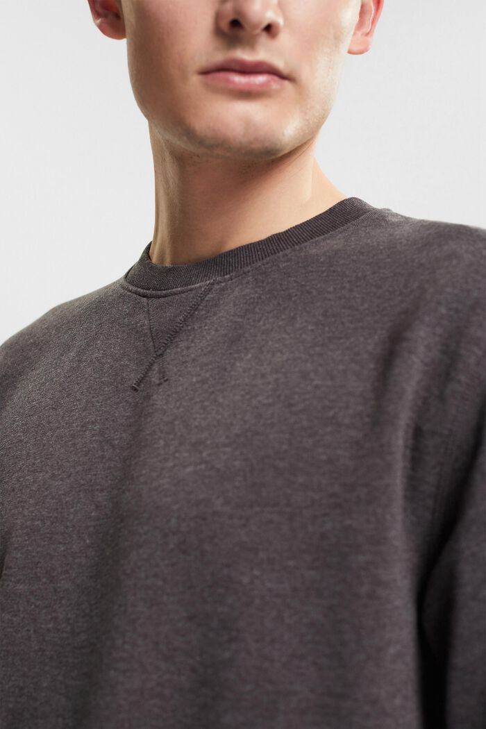 Recycelt: Sweatshirt, DARK GREY, detail image number 0