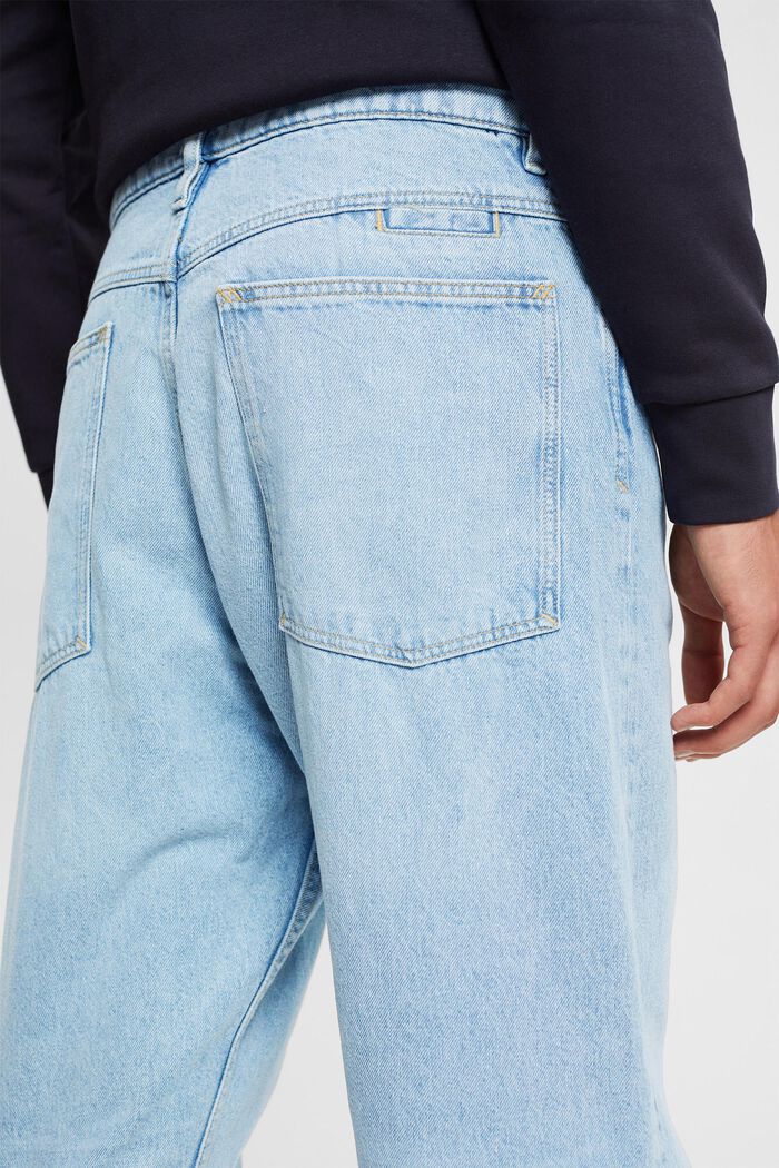 Locker geschnittene Jeans aus nachhaltiger Baumwolle, BLUE BLEACHED, detail image number 4
