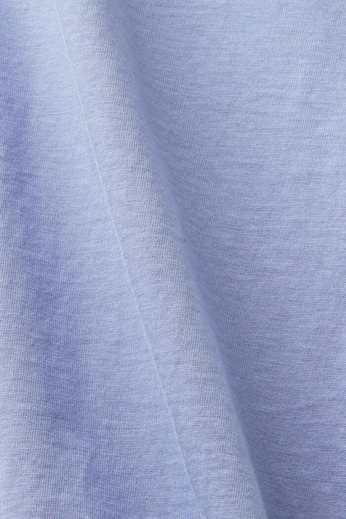 Jersey-T-Shirt mit Print vorne, BLUE LAVENDER, detail image number 4