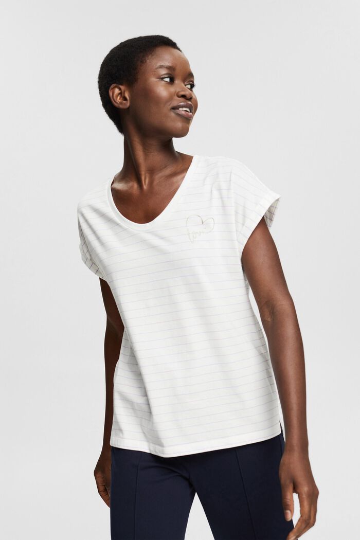 T-Shirt aus 100% Bio-Baumwolle, NEW OFF WHITE, detail image number 5