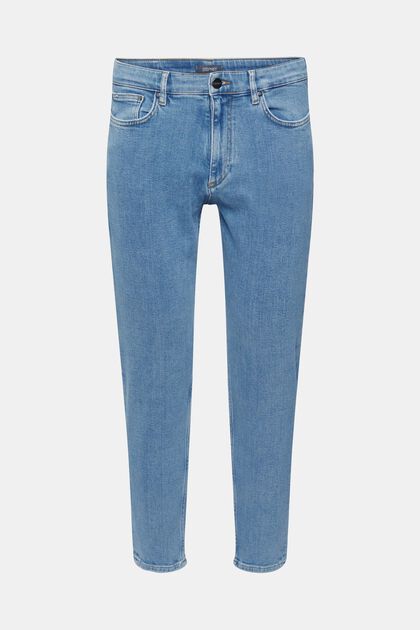 Jeans in Karottenform, BLUE BLEACHED, overview