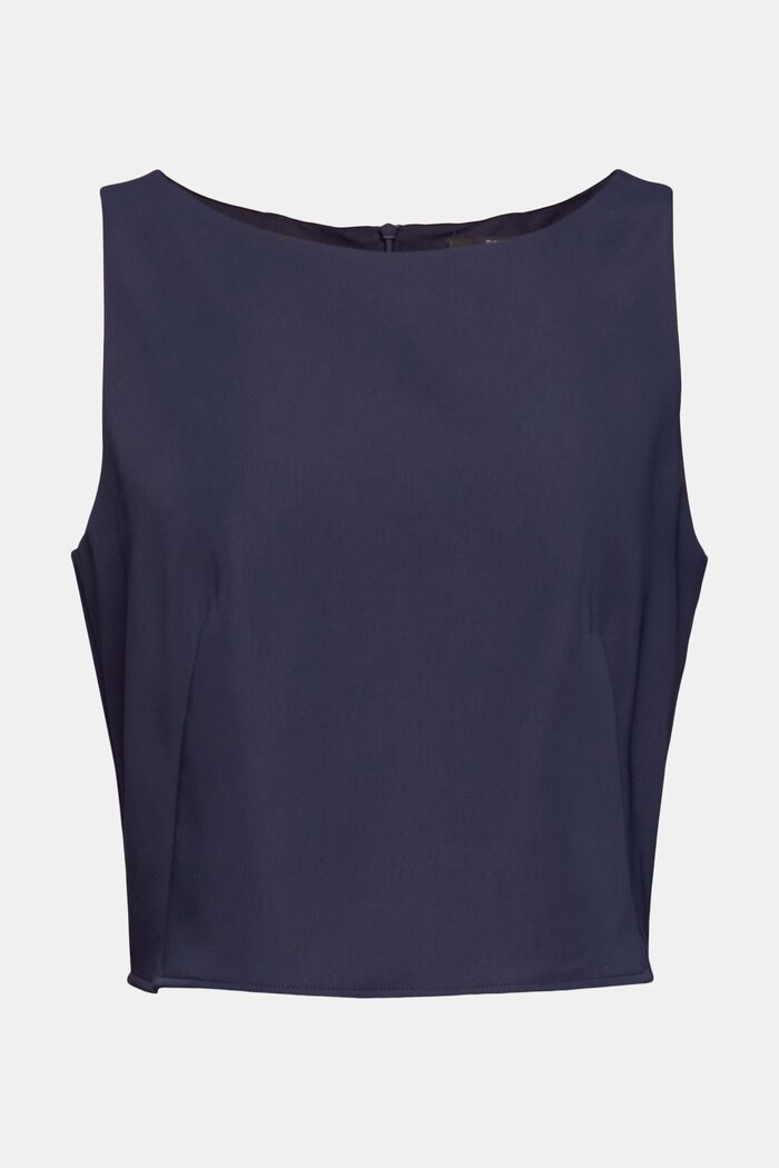 Recycelt: Cropped Top, NAVY, detail image number 6