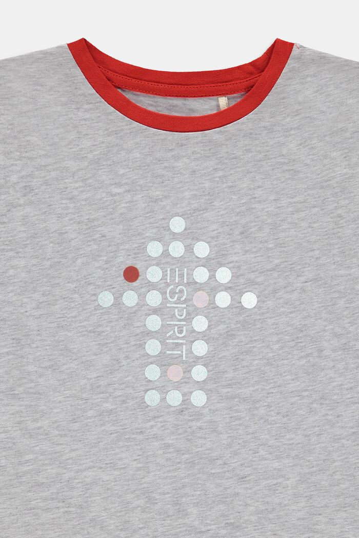 T-Shirt mit reflektierendem Print, DUSTY NUDE, detail image number 2