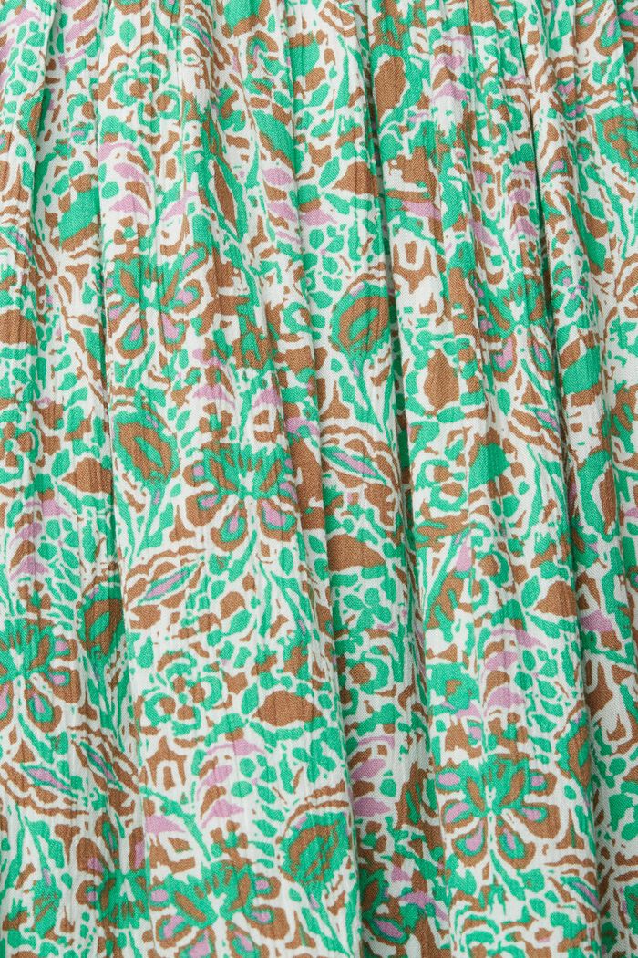 Gemustertes Kleid aus LENZING™ ECOVERO™, GREEN, detail image number 5