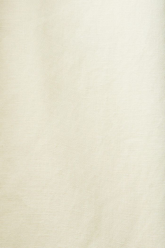 Hose aus Baumwoll- und Leinenmix, CREAM BEIGE, detail image number 5