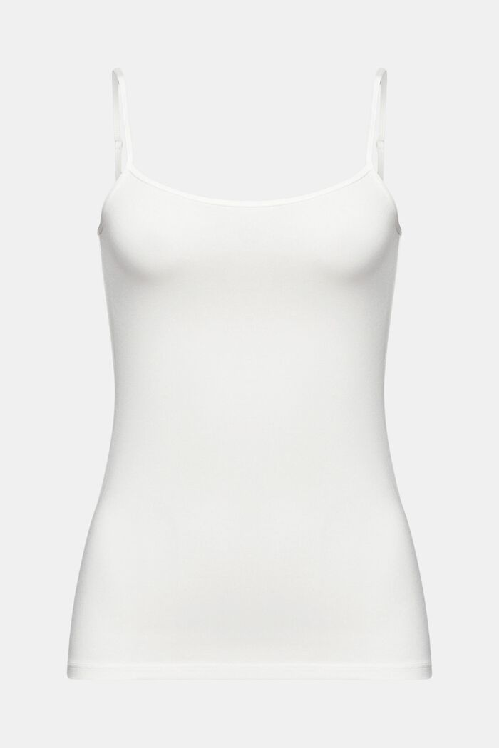 Camisole aus Stretch-Strick, OFF WHITE, detail image number 6