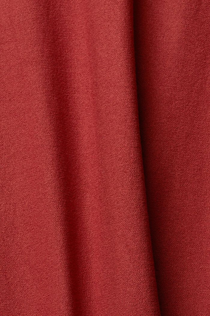 Halblanges Pulloverkleid, TERRACOTTA, detail image number 4
