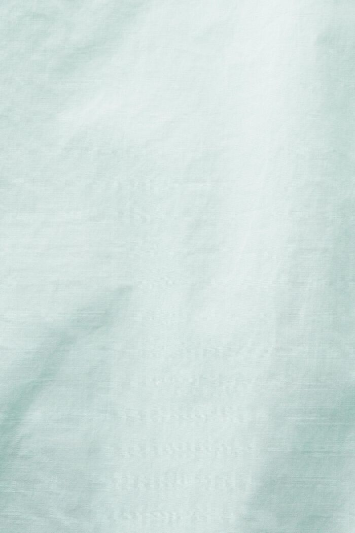 Hemd aus Baumwollpopeline, LIGHT AQUA GREEN, detail image number 4