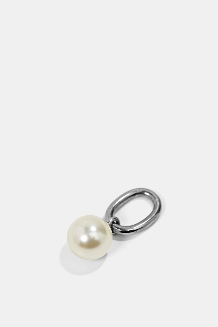 Perlen-Anhänger aus Edelstahl, SILVER, detail image number 1