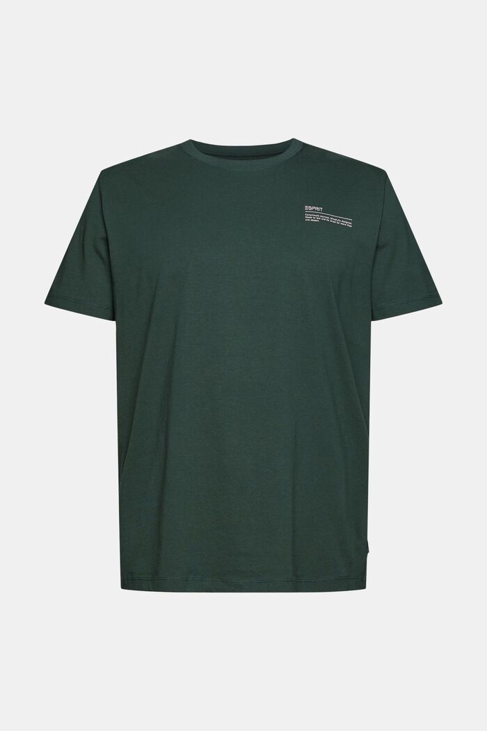 Jersey-T-Shirt mit Print, 100% Bio-Baumwolle