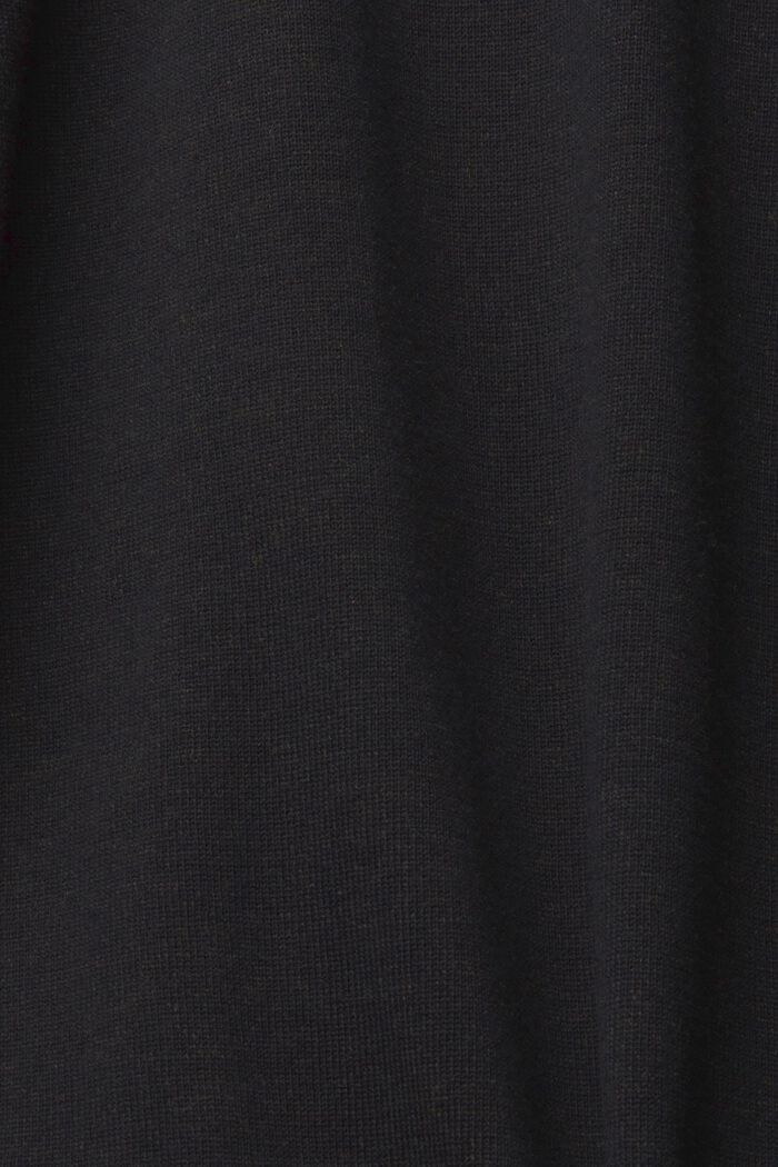 Pullover mit Rollkanten, BLACK, detail image number 5
