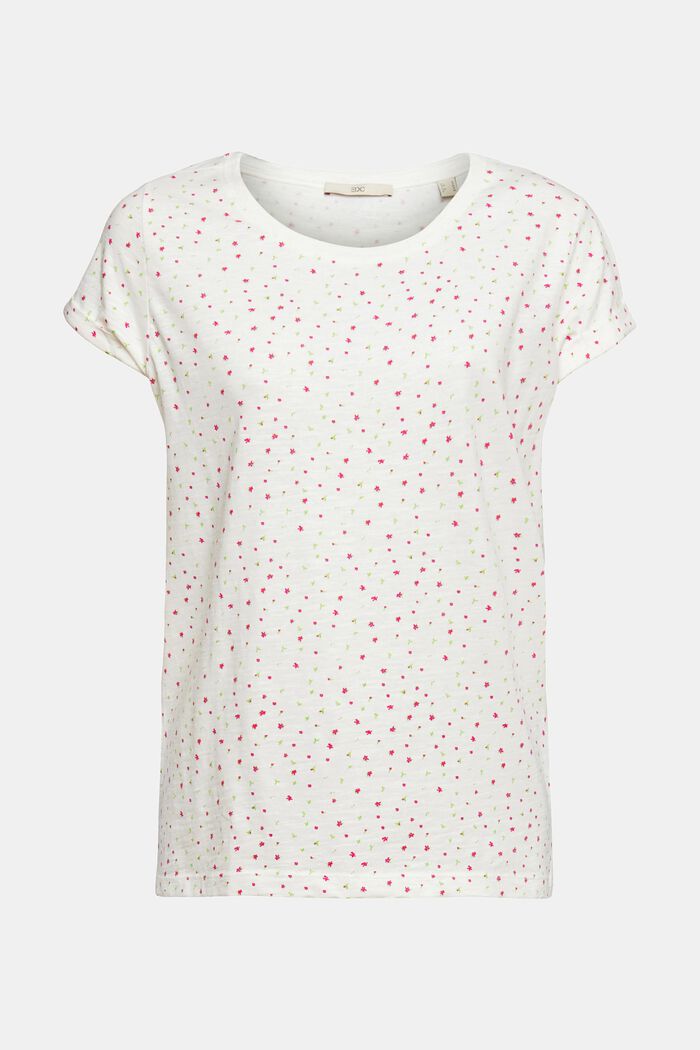 Shirt mit Blumen-Print, OFF WHITE, detail image number 2
