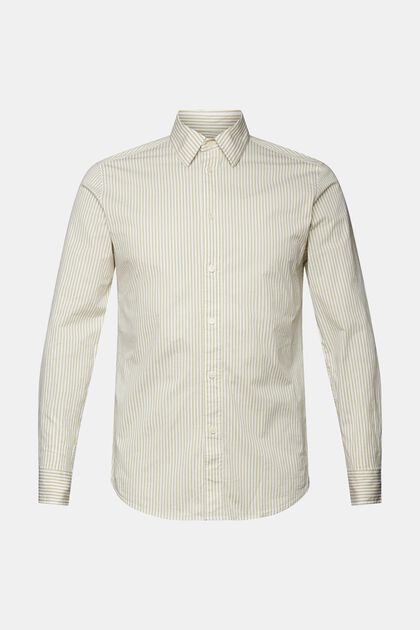 Gestreiftes Hemd aus Baumwoll-Popeline