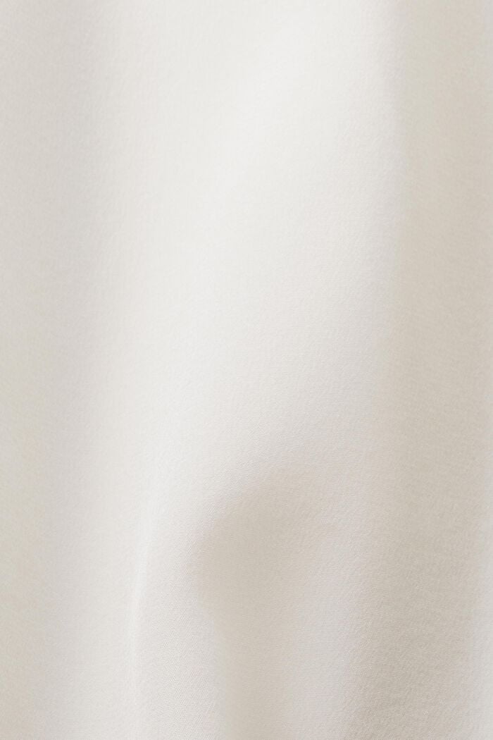 Seidenbluse mit V-Ausschnitt, OFF WHITE, detail image number 5