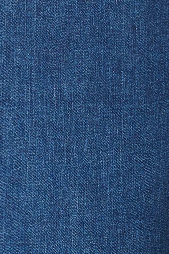 Schmal geschnittene Jeans mit Überbauchbund, MEDIUM WASHED, detail image number 4