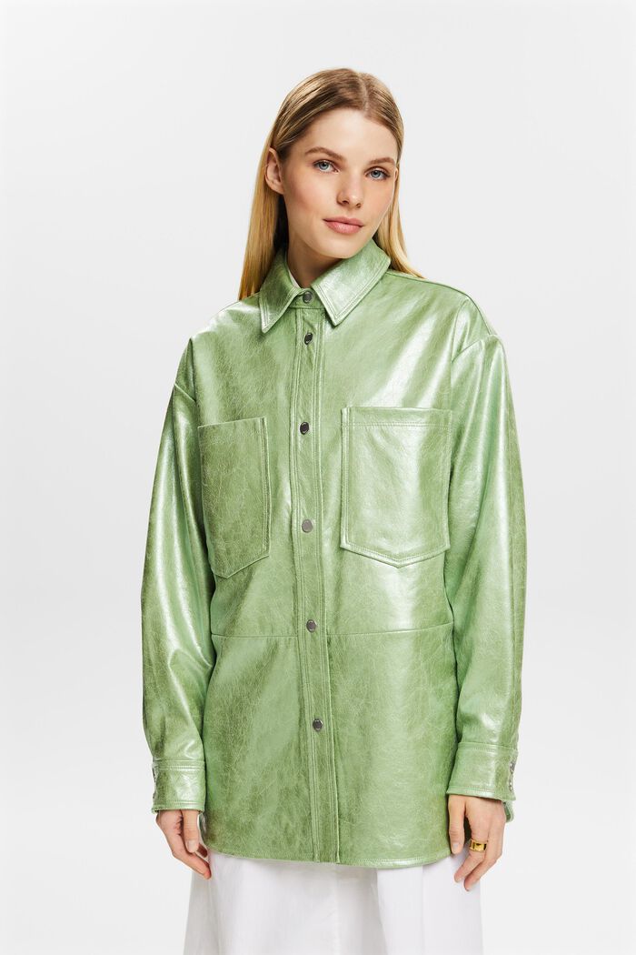 Jackets indoor woven, LIGHT AQUA GREEN, detail image number 0