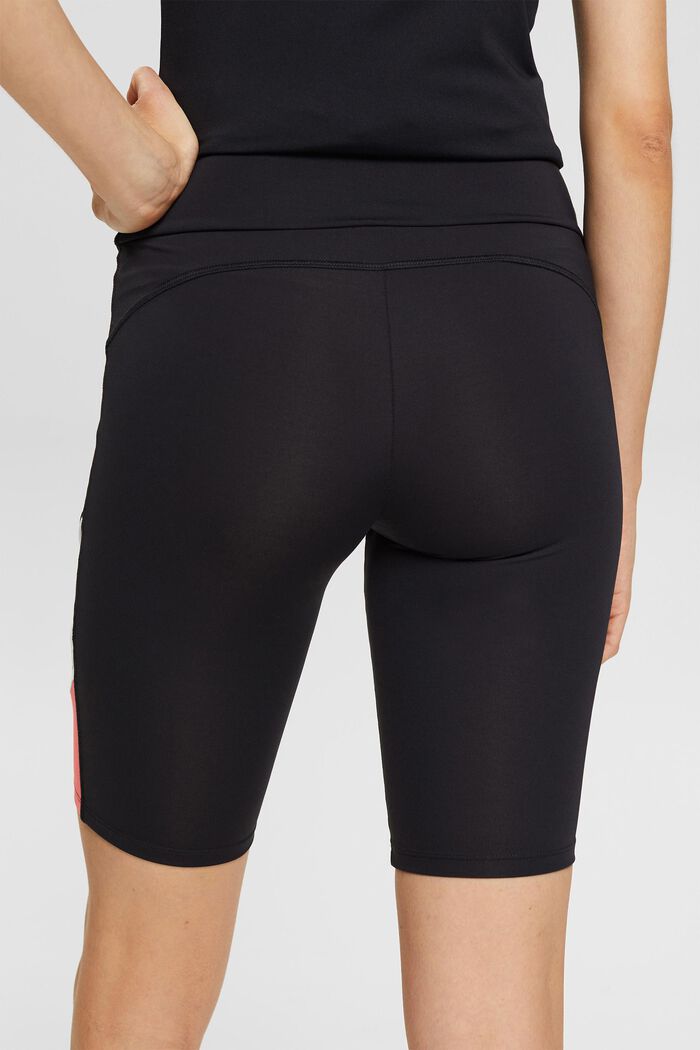Recycelt: Radler-Shorts mit E-Dry, BLACK, detail image number 4