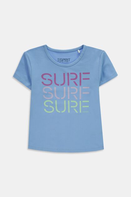 T-Shirt mit Surf-Print aus Baumwolle