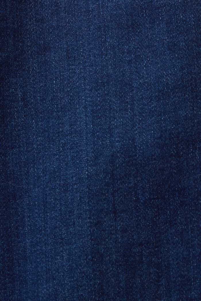 Jeans mit gerader Passform und mittelhohem Bund, BLUE LIGHT WASHED, detail image number 6