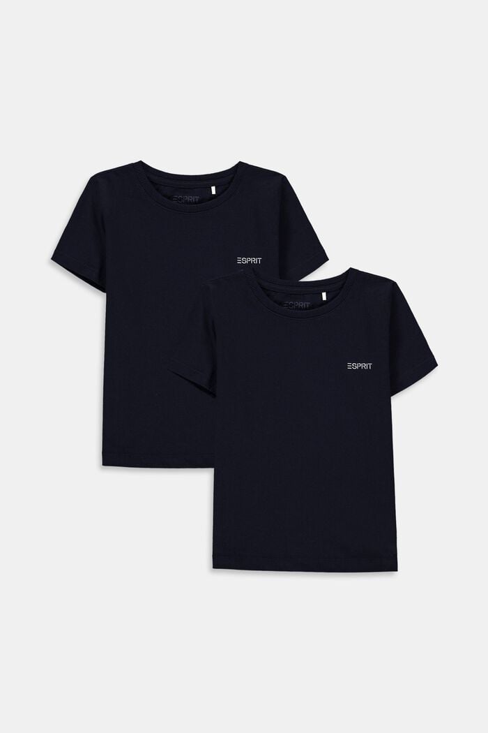 2er-Pack T-Shirts aus 100% Baumwolle, NAVY, detail image number 0