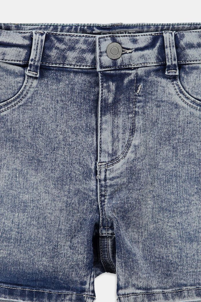 Jeans-Shorts im trendy Washed-Look, BLUE MEDIUM WASHED, detail image number 2