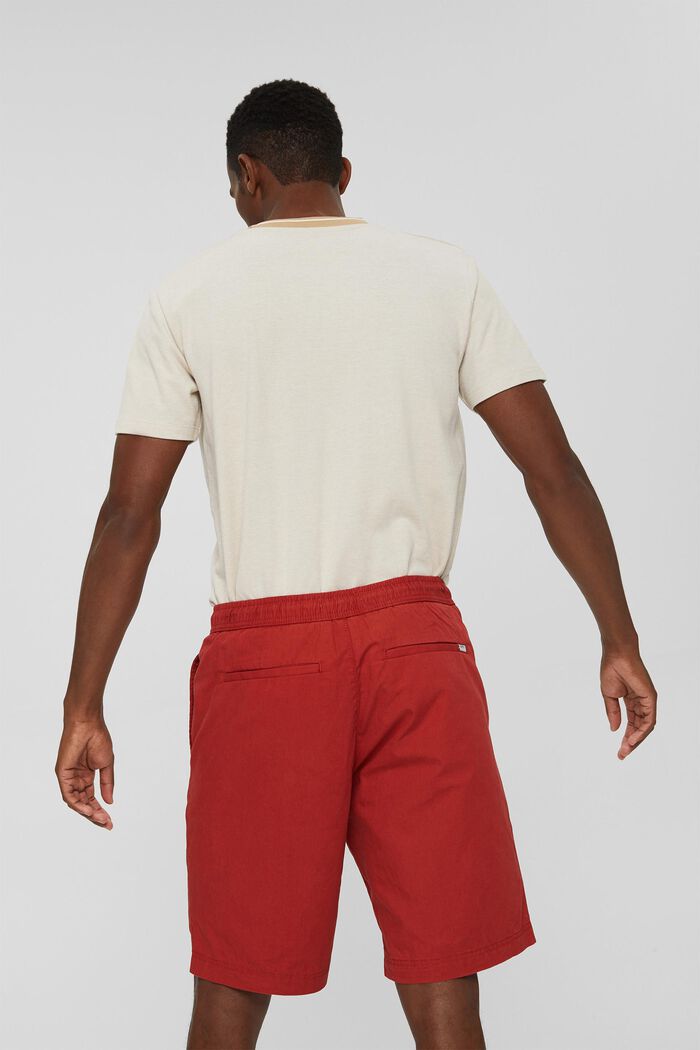 Shorts mit Gummibund, 100% Organic Cotton, RED, detail image number 3