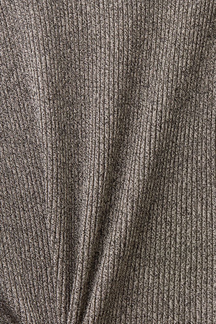 Sweatshirt mit Cut-out-Schulter, GUNMETAL, detail image number 5