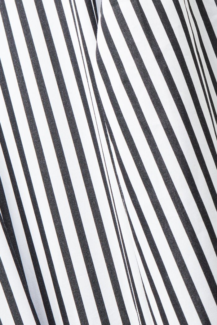 Gestreiftes Hemd aus Popeline, BLACK, detail image number 5