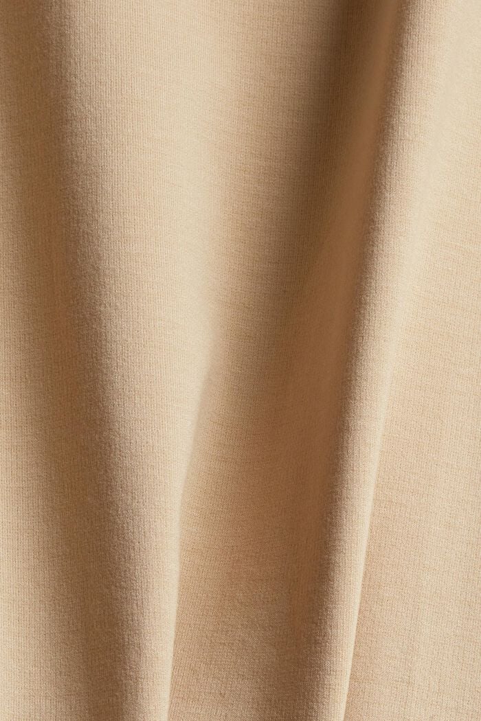 Mit TENCEL™: knielanges Jersey-Kleid, SAND, detail image number 4