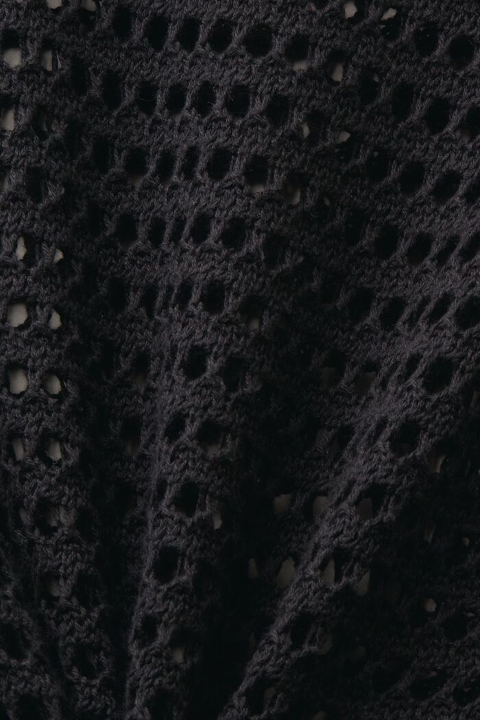 Minikleid Kleid in Lochstick-Optik, BLACK, detail image number 5