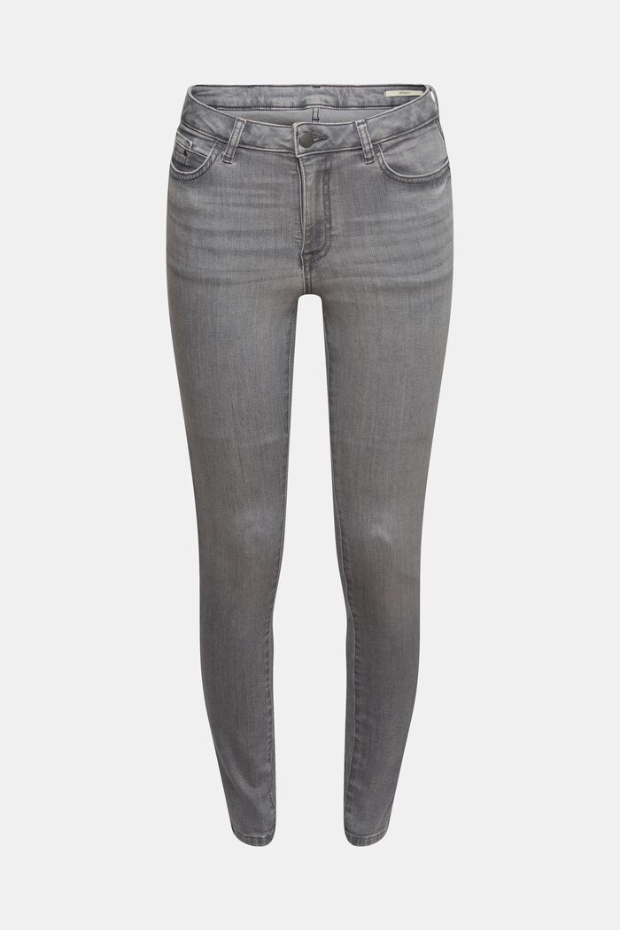 Skinny Jeans mit Superstretch, GREY MEDIUM WASHED, detail image number 2