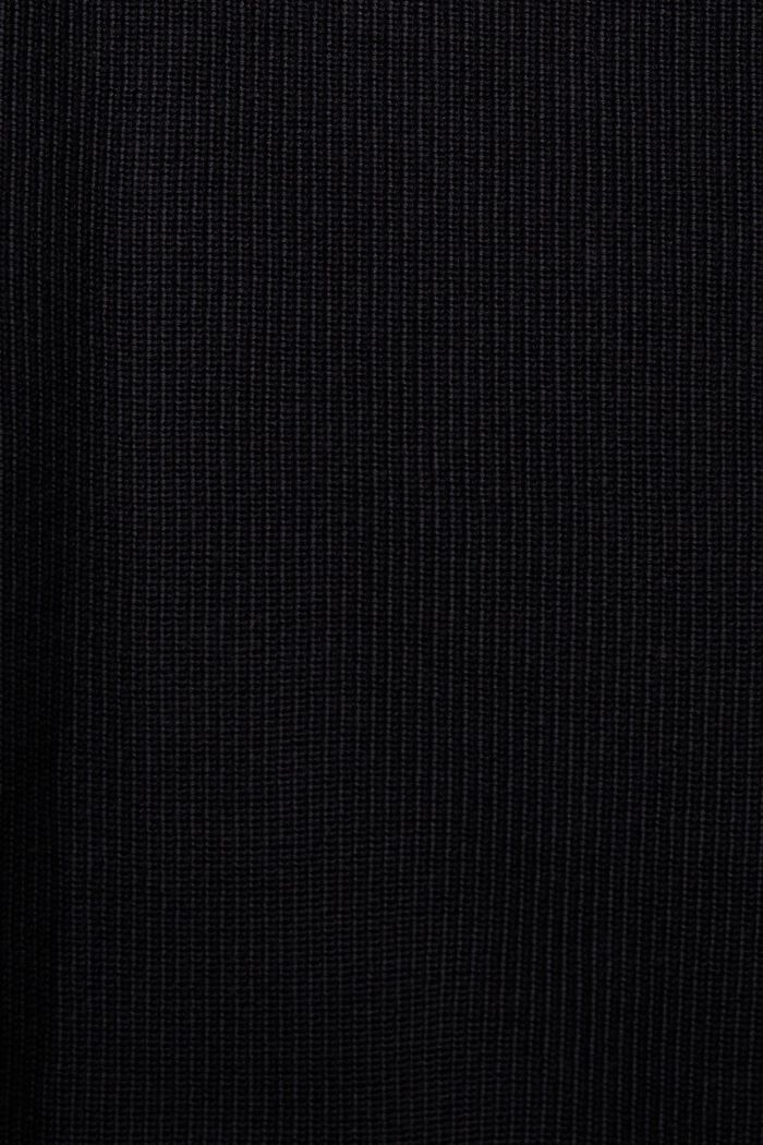 Gerippter Turtleneck-Pullover, BLACK, detail image number 4