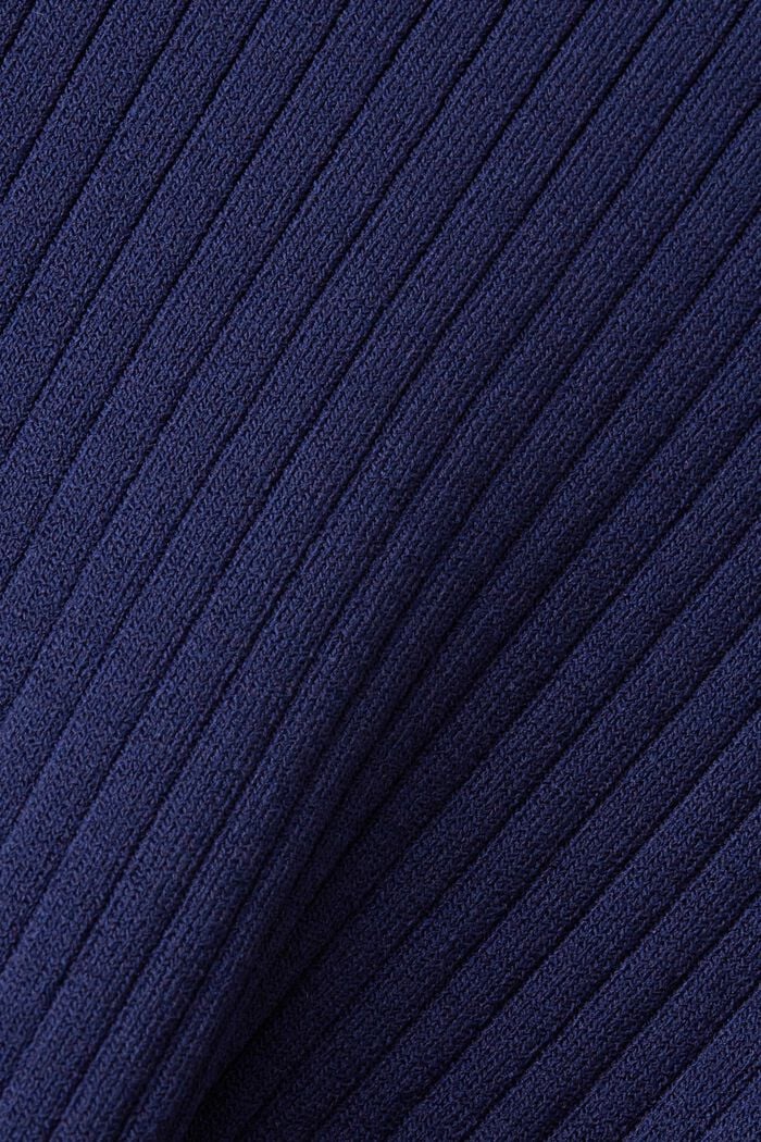 Rundhalspullover im Colorblock-Design, DARK BLUE, detail image number 5