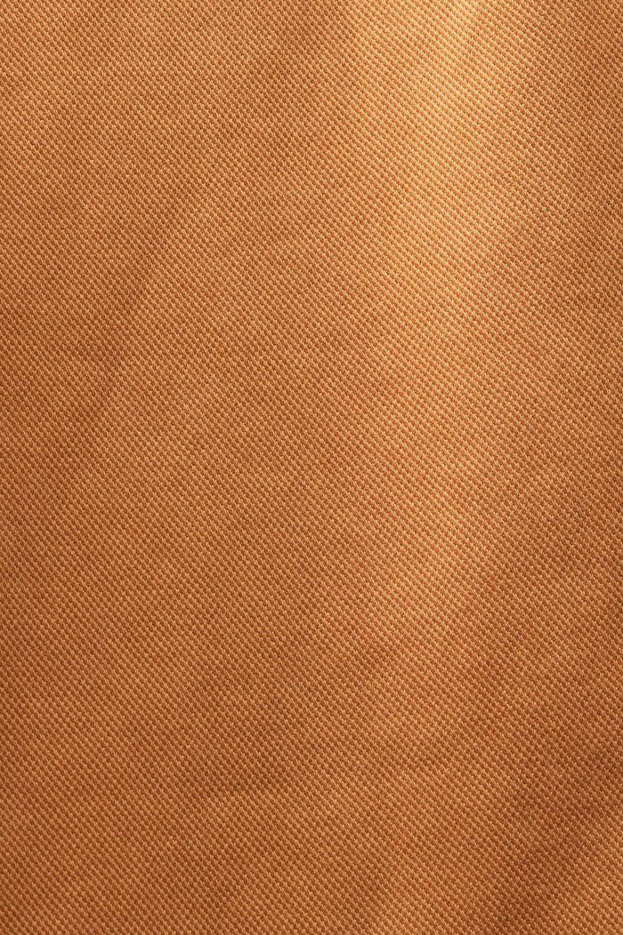 Weit geschnittene Chino mit hohem Bund, CARAMEL, detail image number 5