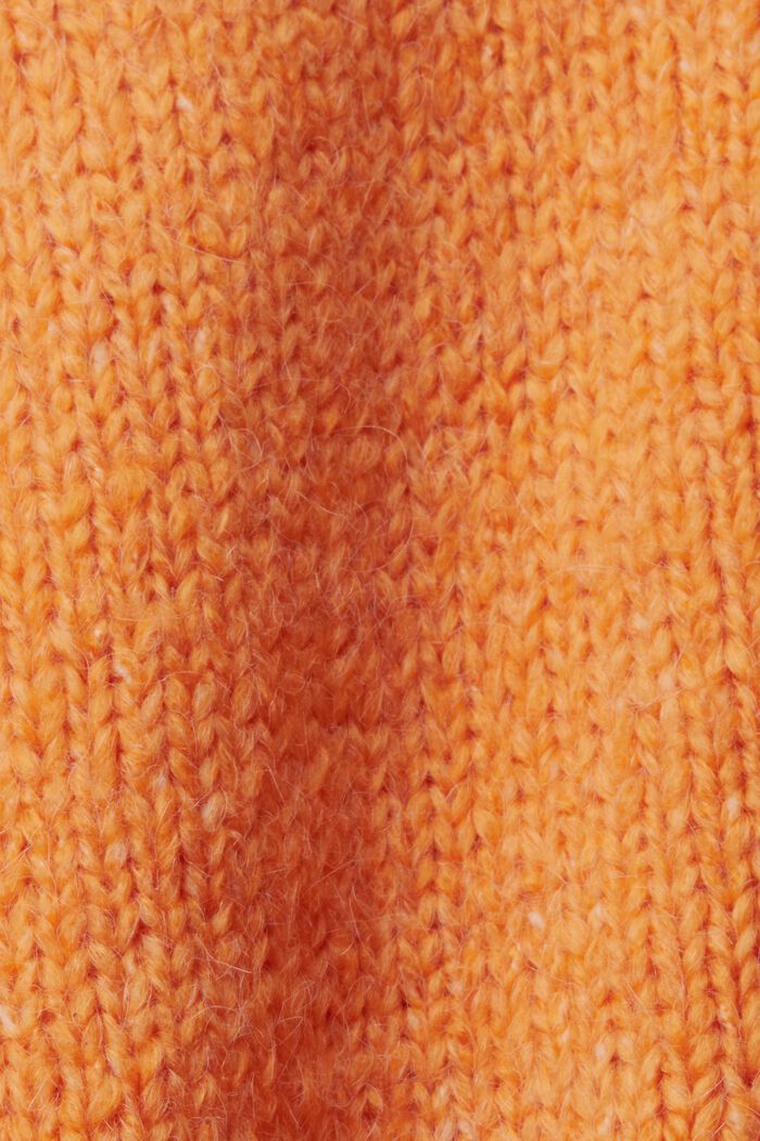 Pullover aus Wollgemisch, ORANGE, detail image number 6