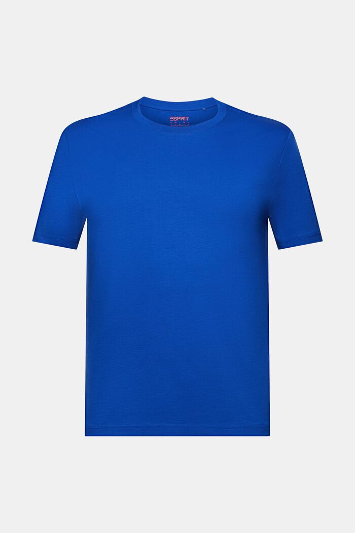 T-Shirt aus Bio-Baumwoll-Jersey, BRIGHT BLUE, detail image number 5