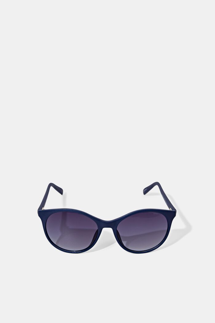 Recycelt: Runde ECOllection Sonnenbrille, BLUE, detail image number 0