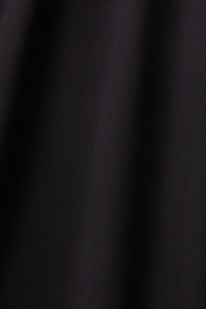 Ärmelloses Crêpe-Chiffon-Minikleid, BLACK, detail image number 7