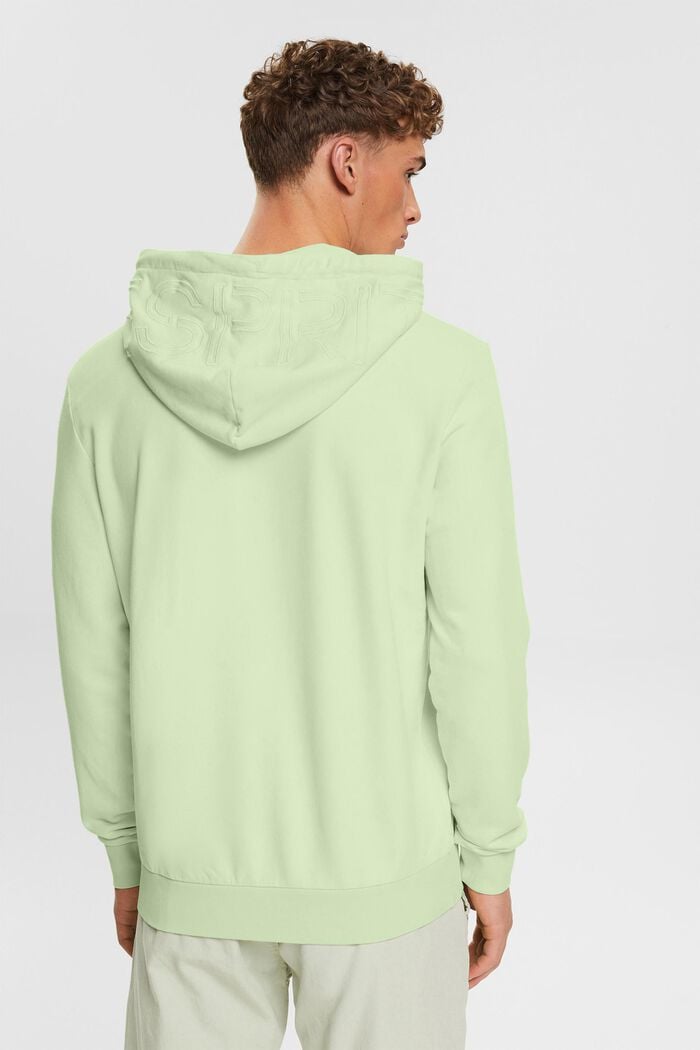 Recycelt: Sweatshirt mit Kapuze, LIGHT GREEN, detail image number 3