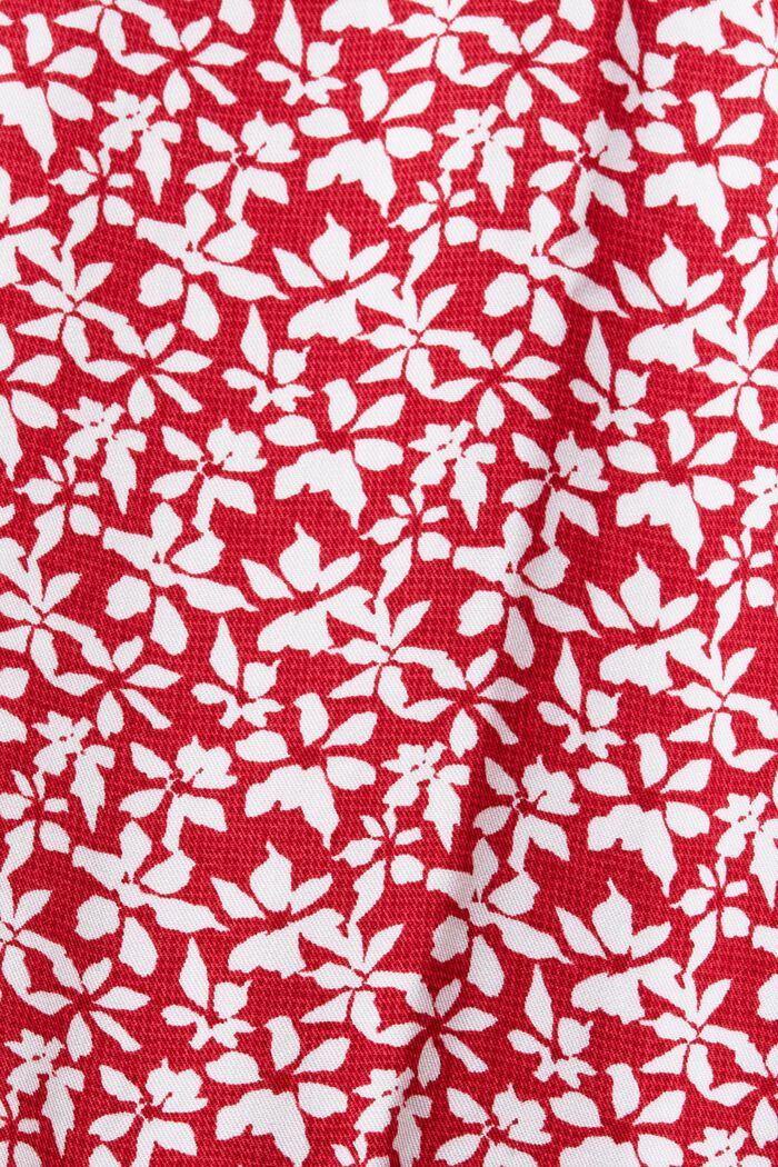 Strandkleid mit Print, DARK RED, detail image number 4